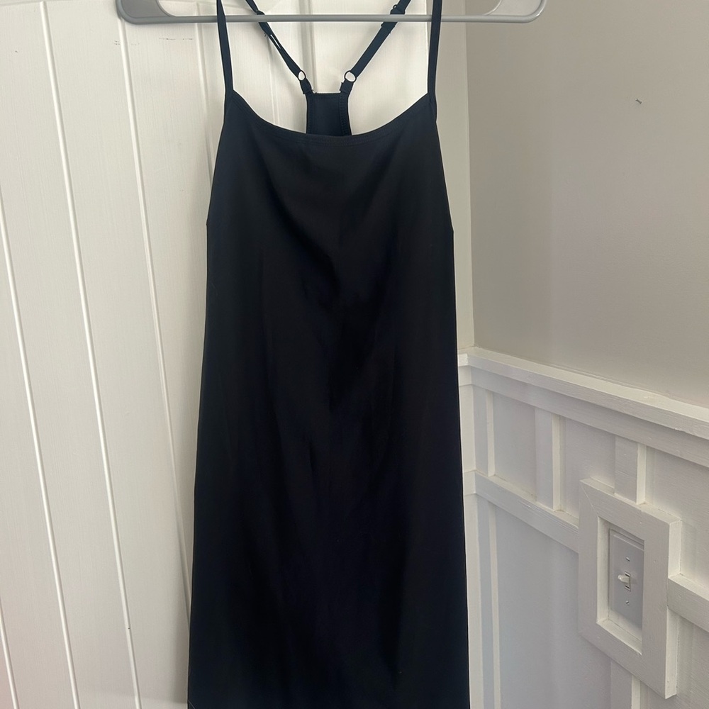 All in Motion Black Backless Dress